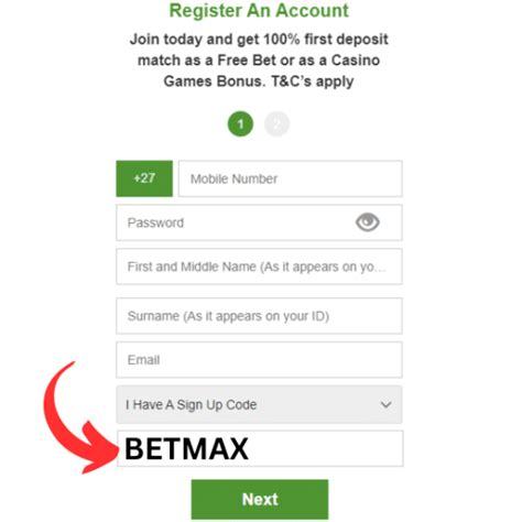 betmax account sign in